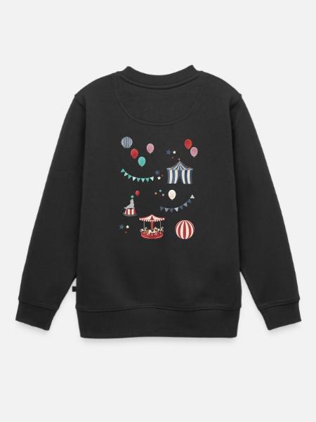 Amusement park - Kids Premium Organic Sweatshirt - black