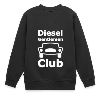 Nur der Diesel - Kinder Premium Organic Sweatshirt - Schwarz - Hinten - AI Model Kid Female (0cm)