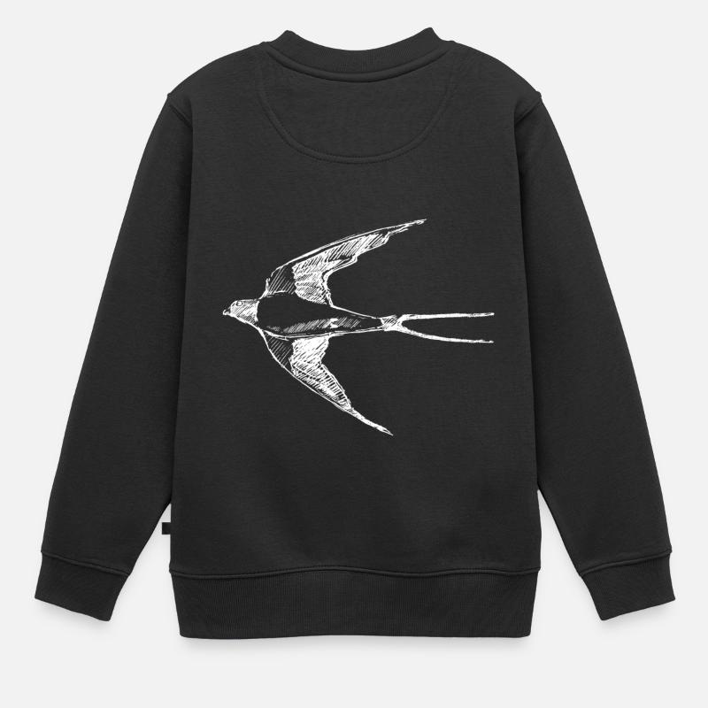 avaler - Sweat Premium enfant bio - noir