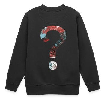 Résumé Question Mark - Sweat Premium enfant bio - noir - Dos - AI Model Kid Female (0cm)