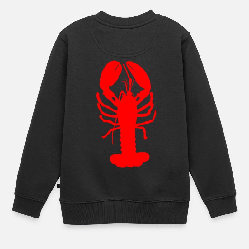 Der Hummer - Kinder Premium Organic Sweatshirt - Schwarz