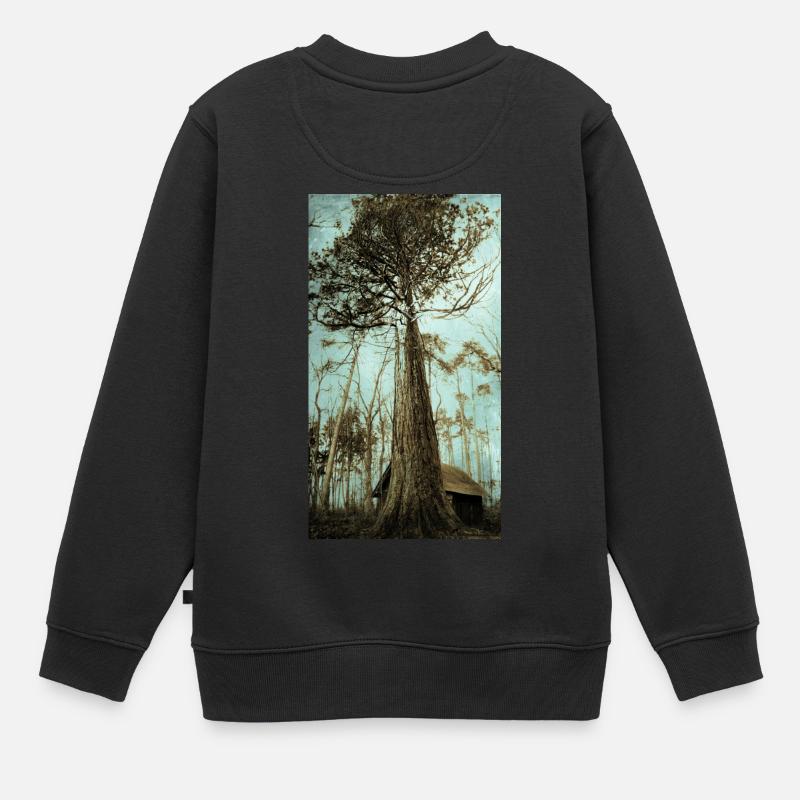 Séquoia 2 - Sweat Premium enfant bio - noir