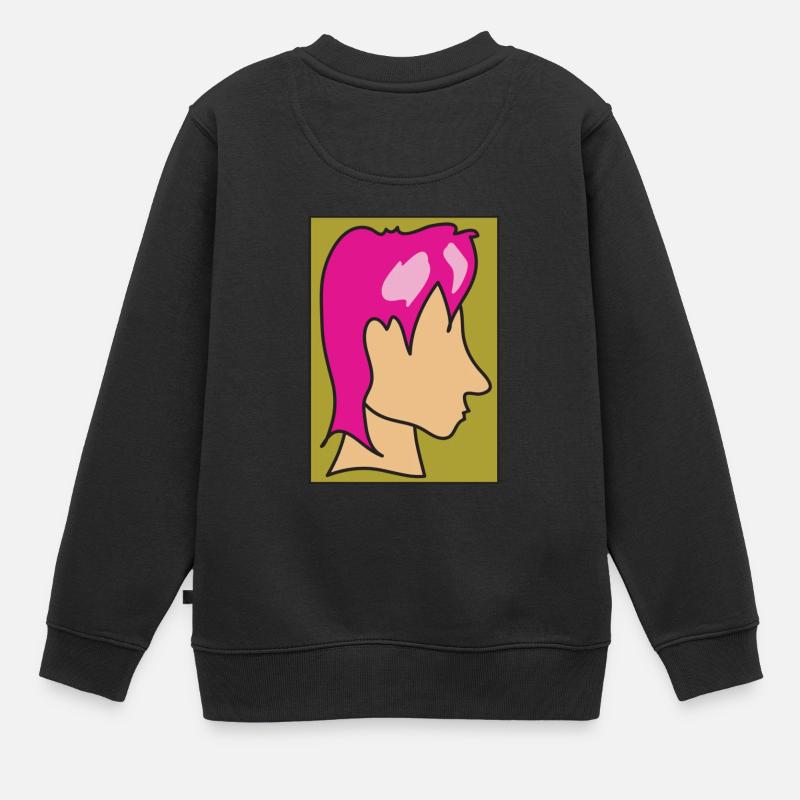 Romeo - Kinder Premium Organic Sweatshirt - Schwarz