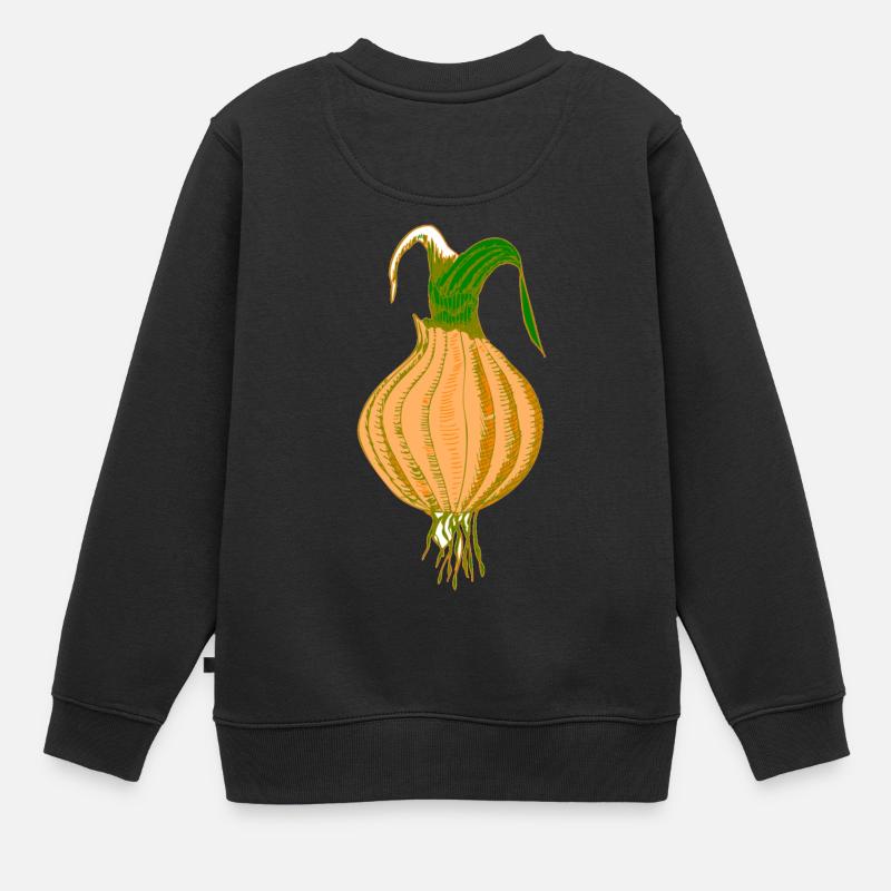 oignon - Sweat Premium enfant bio - noir