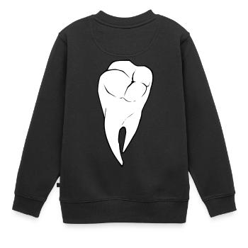 dent - Sweat Premium enfant bio - noir - Dos - AI Model Kid Female (0cm)