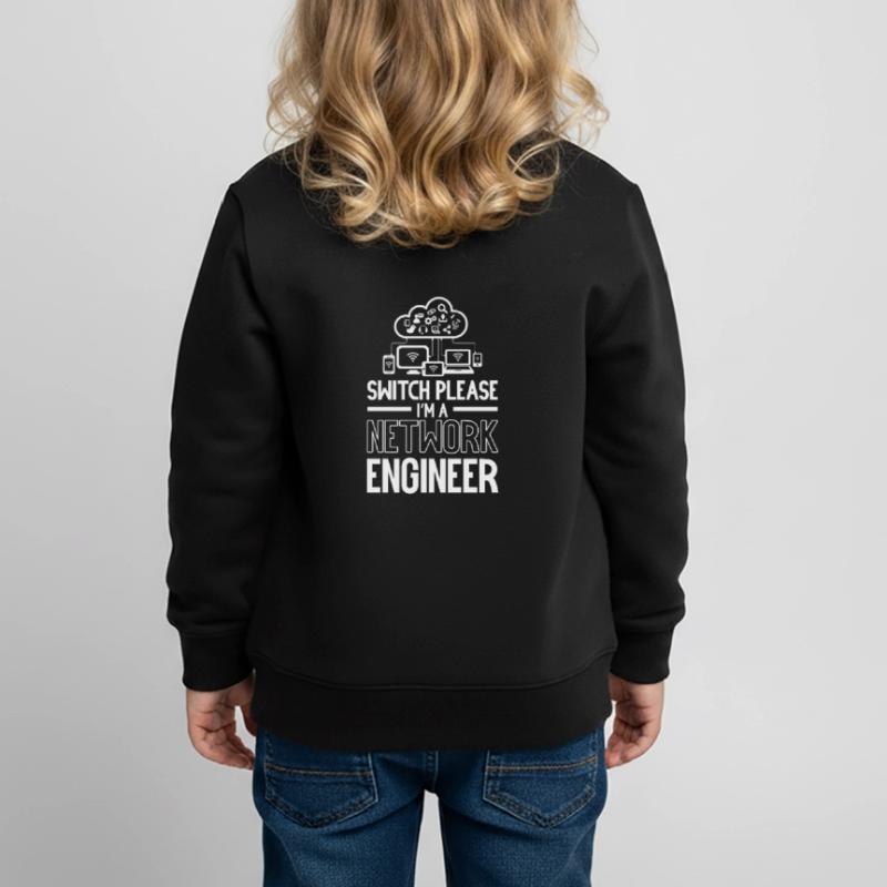 Switch Please I'm A Network Engineer IT Tech Kinder Premium Organic Sweatshirt