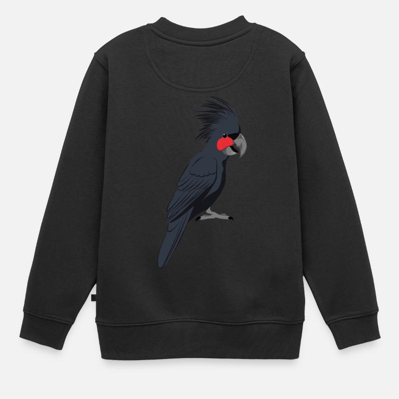 Palm Cockatoo - Sweat Premium enfant bio - noir