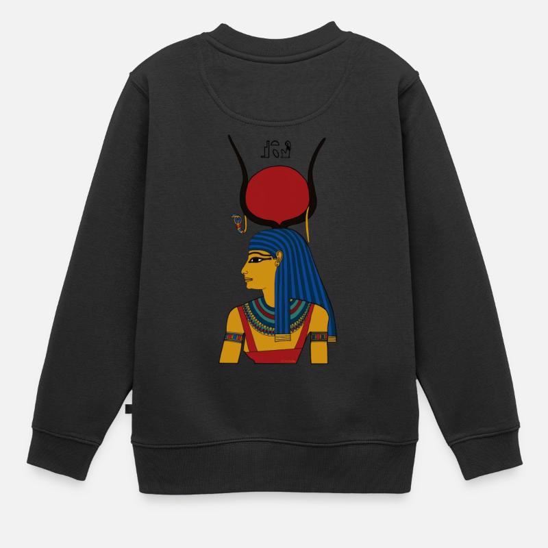 Isis I déesse égyptienne antique - Sweat Premium enfant bio - noir
