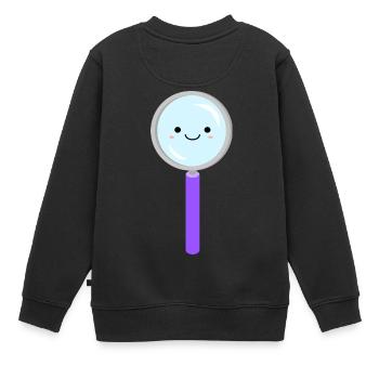 tube à essai flacon tube expérience chimie chimie chimie chimie - Sweat Premium enfant bio - noir - Dos - AI Model Kid Female (0cm)