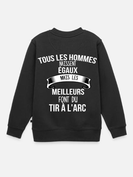 Tir a l arc cadeau humour - Sweat Premium enfant bio - noir