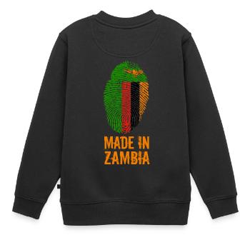 Made In Zambie / Zambie - Sweat Premium enfant bio - noir - Dos - AI Model Kid Female (0cm)