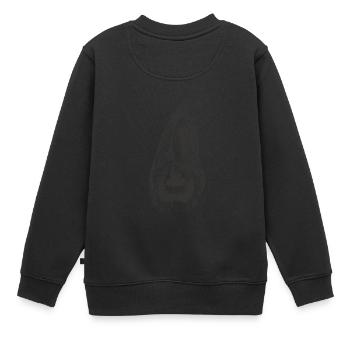 La paresse - Sweat Premium enfant bio - noir - Dos - AI Model Kid Female (0cm)