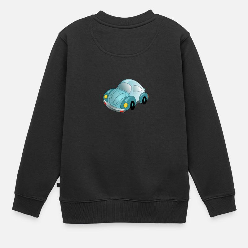 Auto - Kinder Premium Organic Sweatshirt - Schwarz