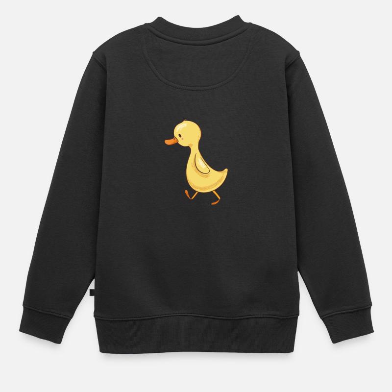 Ente - Kinder Premium Organic Sweatshirt - Schwarz
