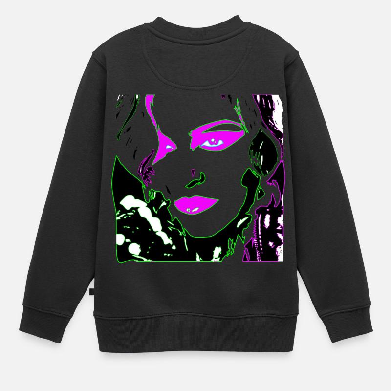 MAD 2 bénir - Sweat Premium enfant bio - noir