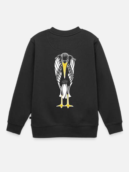 Marabout d'Afrique / Marabou Stork (E, DDP) - Sweat Premium enfant bio - noir