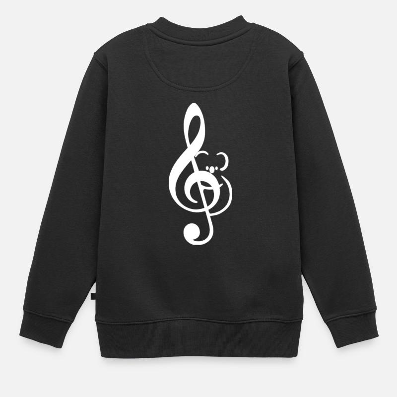 Koala avec clé - Sweat Premium enfant bio - noir