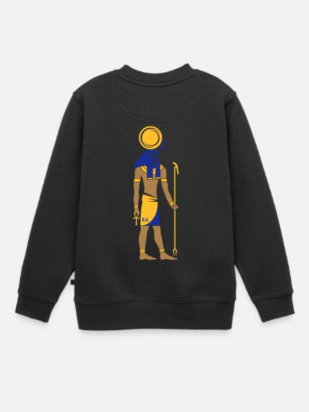 RA Dieu de l'Egypte - Sweat Premium enfant bio - noir