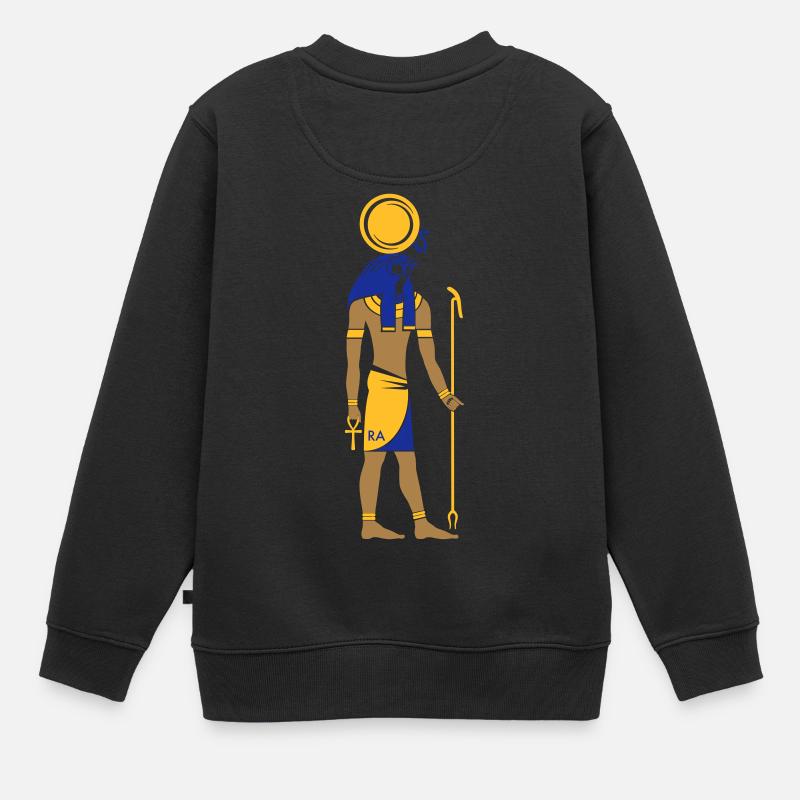 RA Dieu de l'Egypte - Sweat Premium enfant bio - noir