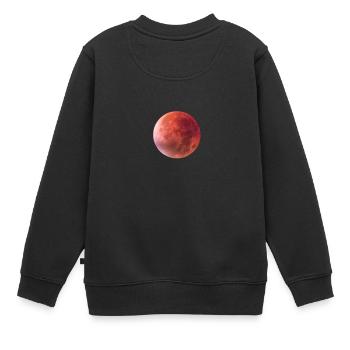 planète - Sweat Premium enfant bio - noir - Dos - AI Model Kid Female (0cm)