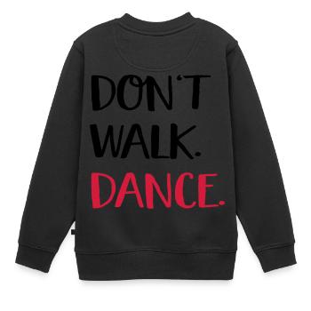 tanzen - Kinder Premium Organic Sweatshirt - Schwarz - Hinten - AI Model Kid Female (0cm)