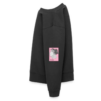 Deutschland im Farbverlauf mit Künstlermotiv - Kinder Premium Organic Sweatshirt - Schwarz - Links - AI Model Kid Female (0cm)