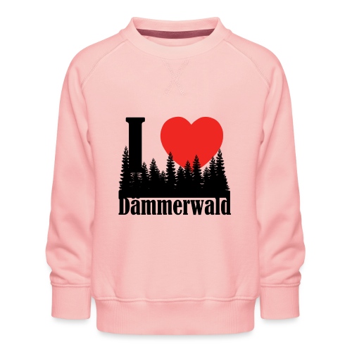I LOVE DÄMMERWALD - Børne premium sweatshirt
