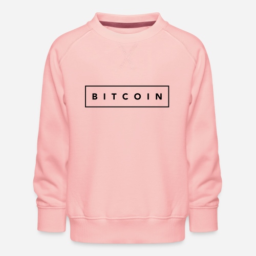 Bitcoin simple square - Børne premium sweatshirt