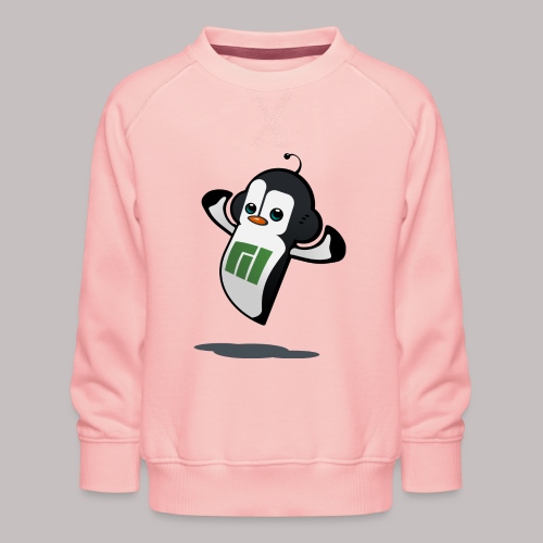 Manjaro Mascot strong left - Kids' Premium Sweatshirt