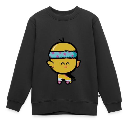 Roller Disco Poussin - Sweat Premium enfant bio