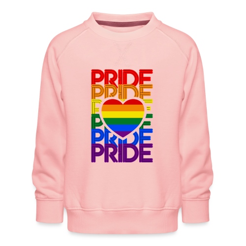 Pride Love Rainbow Heart - Kinder Premium Pullover