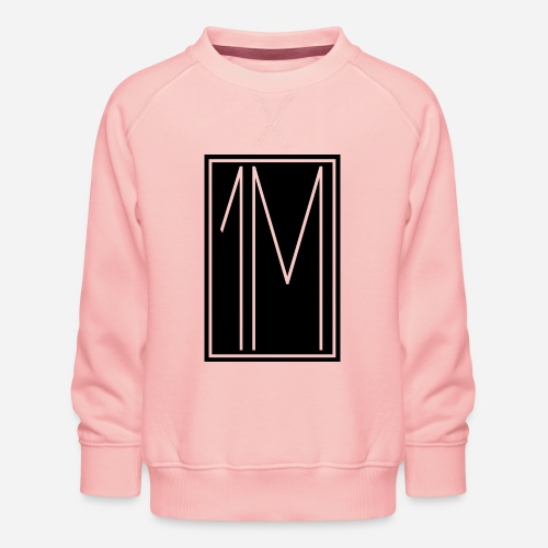 1M/One MVMNT Logo schwarz - Kinder Premium Pullover