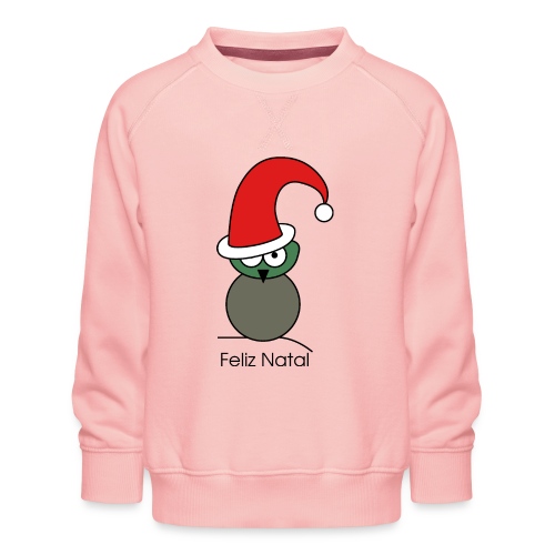 Owl - Feliz Natal - Kids' Premium Sweatshirt