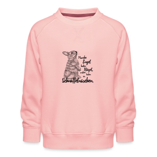 Kaninchen Hasen Zwergkaninchen Engel Liebe - Kinder Premium Pullover