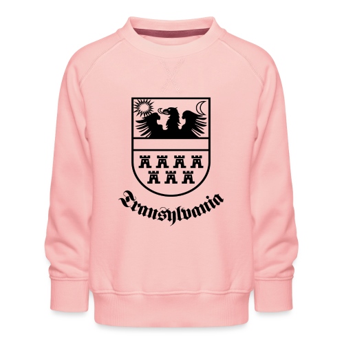 Siebenbürgen-Wappen Transylvania sw - Kinder Premium Pullover