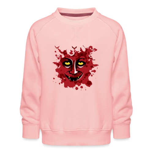 Bloody Vampire Face Halloween Fledermaus - Kinder Premium Pullover