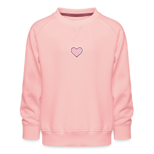 Rosa Herzilein - Kinder Premium Pullover