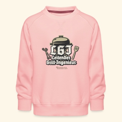Grill T-Shirt Spruch LGI Leitender Ingenieur - Kinder Premium Pullover