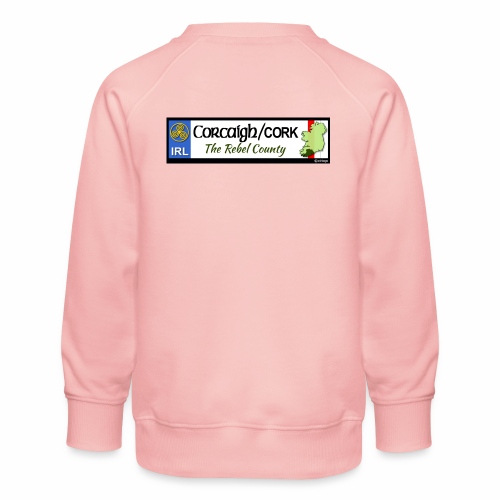 CO. CORK, IRELAND: licence plate tag style decal - Kids' Premium Sweatshirt