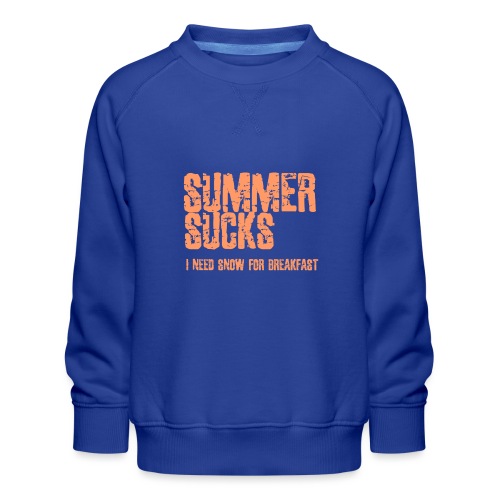 SUMMER SUCKS - Kinderen premium sweater