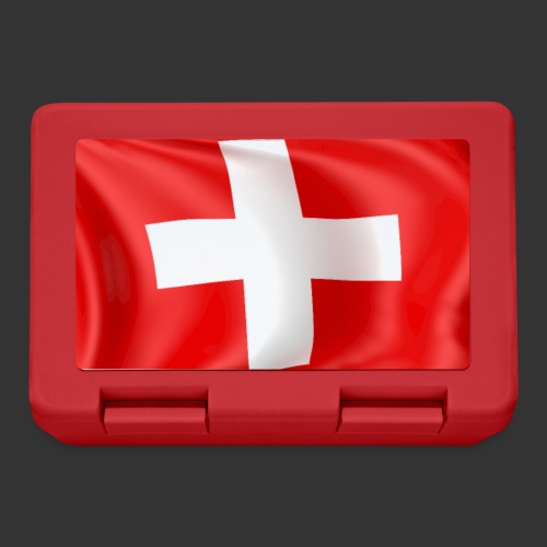 Flaga Szwajcarska Flaga Narodowa - Pudełko na lunch
