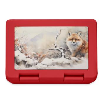 Cute Little Fox - Lunchbox - red - Front