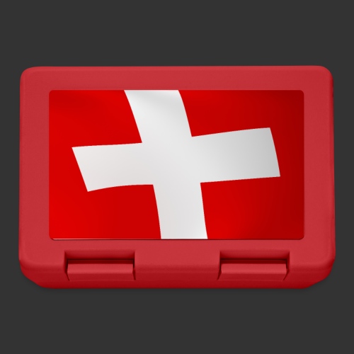 Flaga szwajcarskiej flagi narodowej - Pudełko na lunch