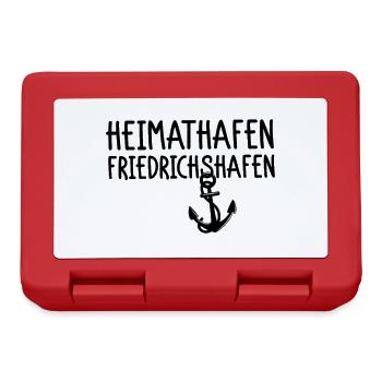 Heimathafen Friedrichshafen - Brotdose - Rot - Vorne