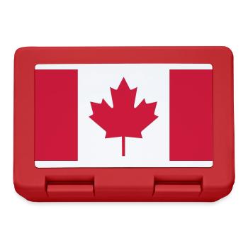 canada flag - Lunchbox - red - Front