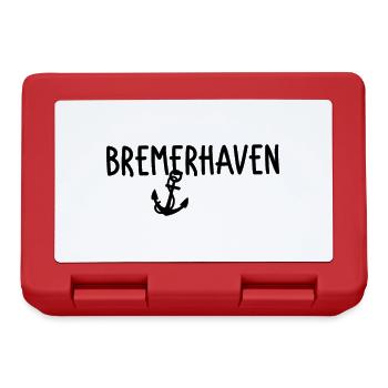 Bremerhaven - Brotdose - Rot - Vorne