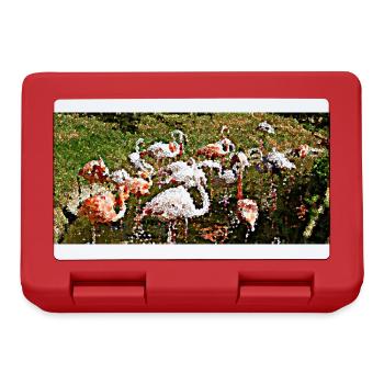 Flamingos - Lunchbox - red - Front