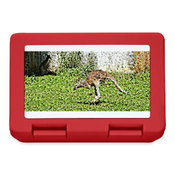 The Great Kangaroo Jump - Lunchbox - red - Front