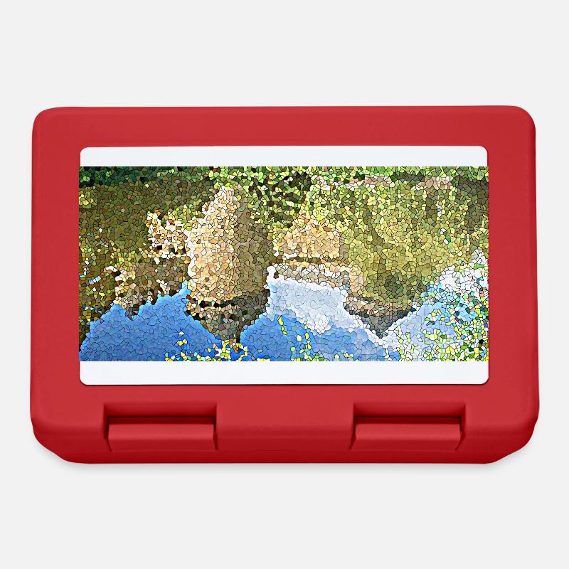 The castle and its reflection - Lunchbox - red