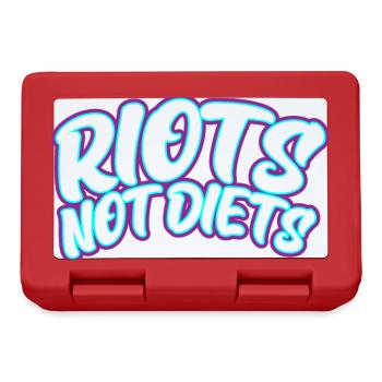 Riots not Diets - Brotdose - Rot - Vorne